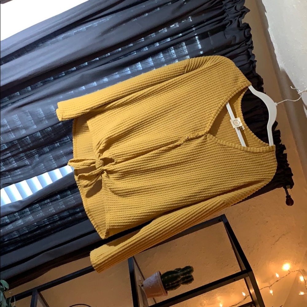 Yellow sweater